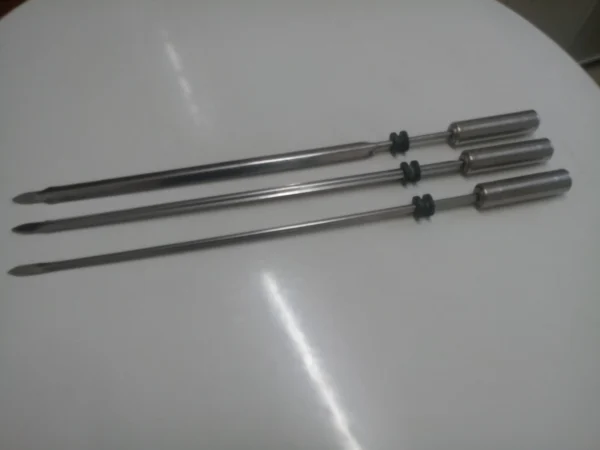 Espetos Rotativos Profissionais De Inox - Cabo De Inox