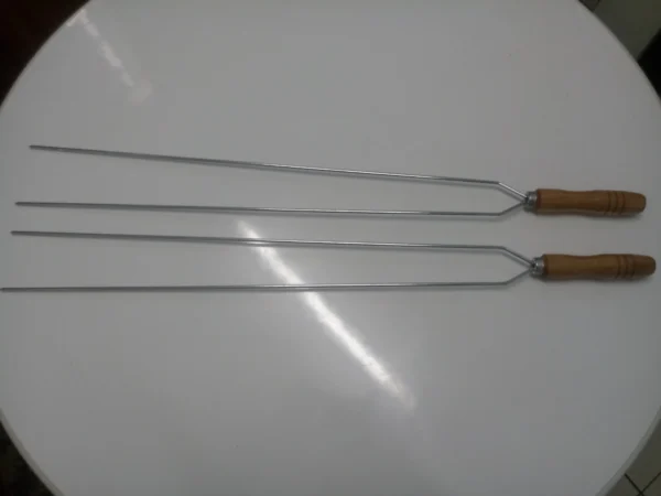 Espetos Duplo Cromado